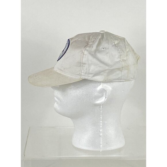 Vintage Mercedes Benz Logo Patch Snapback Hat Cap White F249 - Picture 2 of 8